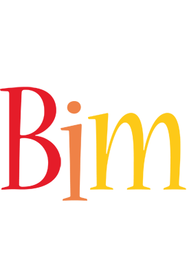 Bim birthday logo