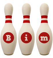 Bim bowling-pin logo