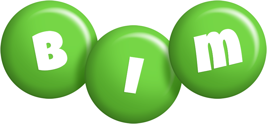 Bim candy-green logo