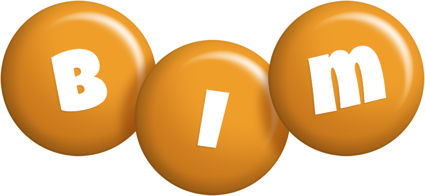 Bim candy-orange logo