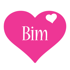 Bim love-heart logo