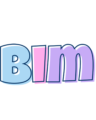 Bim pastel logo