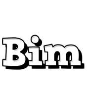 Bim snowing logo