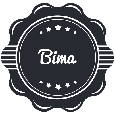 Bima badge logo
