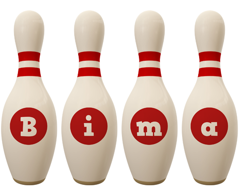 Bima bowling-pin logo