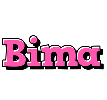 Bima girlish logo