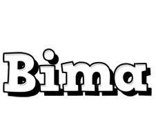 Bima snowing logo