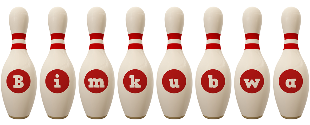 Bimkubwa bowling-pin logo