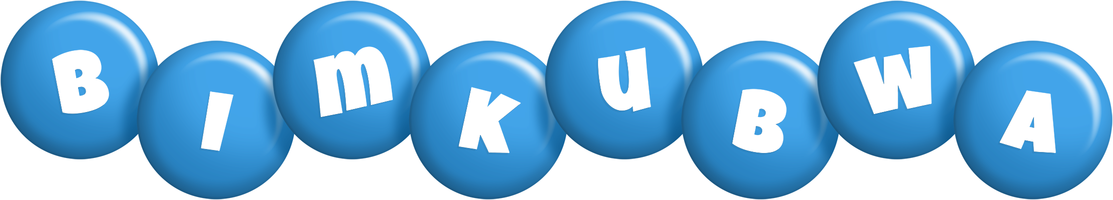 Bimkubwa candy-blue logo