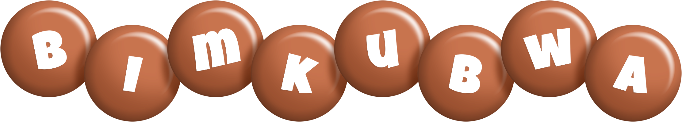 Bimkubwa candy-brown logo