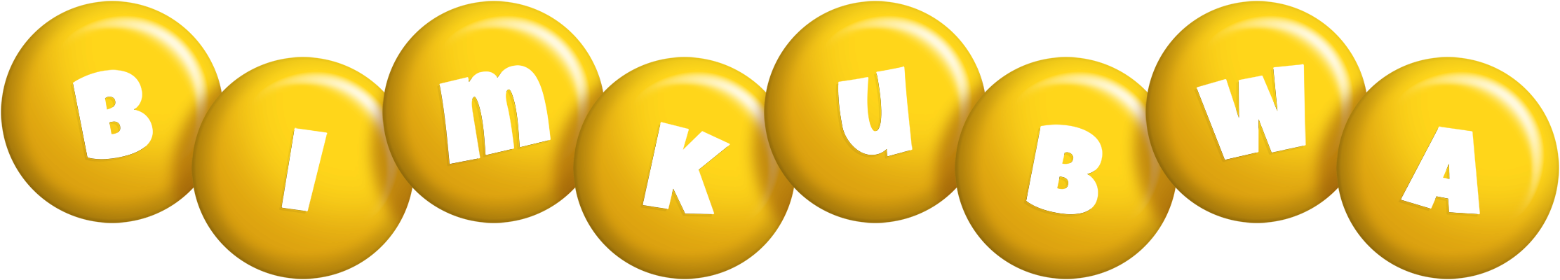 Bimkubwa candy-yellow logo