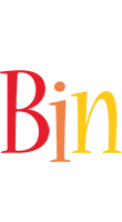 Bin birthday logo