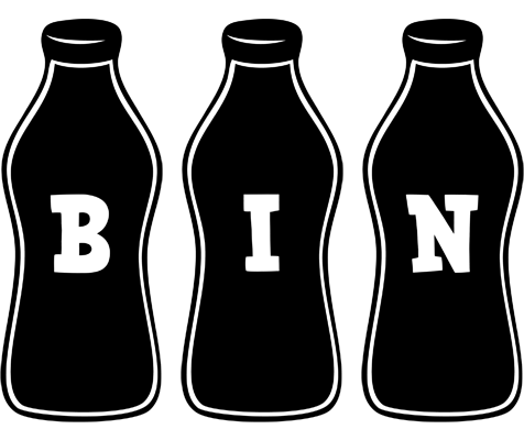 Bin bottle logo