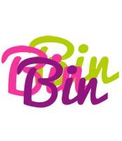 Bin flowers logo