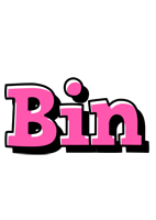 Bin girlish logo
