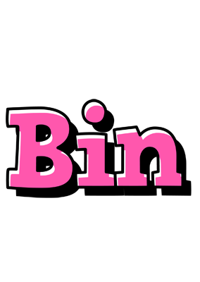 Bin girlish logo