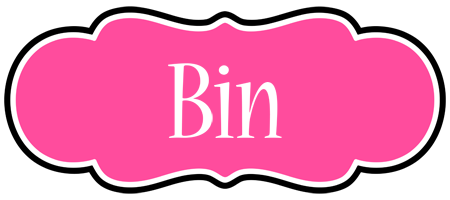Bin invitation logo