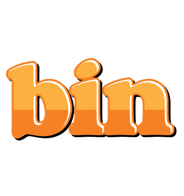 Bin orange logo