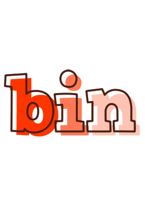 Bin paint logo