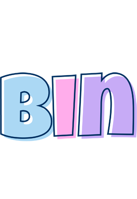 Bin pastel logo