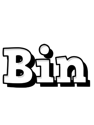 Bin snowing logo