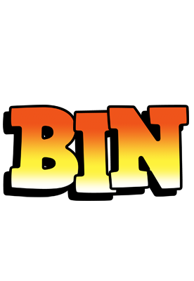 Bin sunset logo