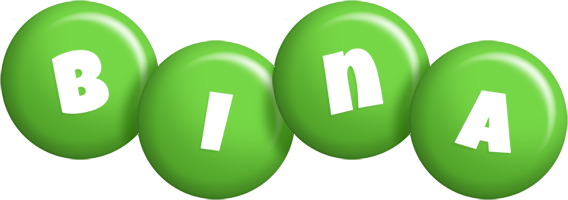 Bina candy-green logo
