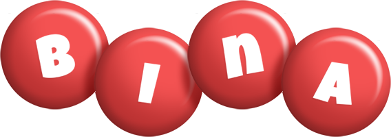 Bina candy-red logo