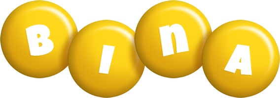 Bina candy-yellow logo