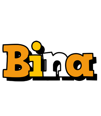 Bina cartoon logo