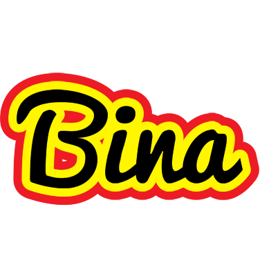 Bina flaming logo