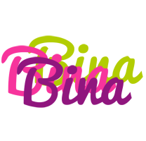 Bina flowers logo