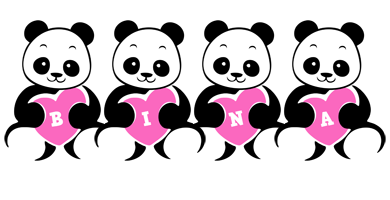 Bina love-panda logo