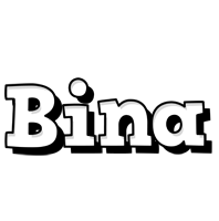 Bina snowing logo