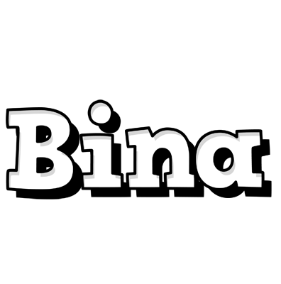 Bina snowing logo