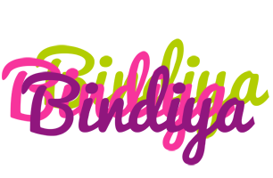 Bindiya flowers logo