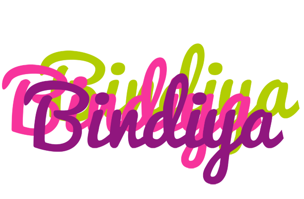 Bindiya flowers logo