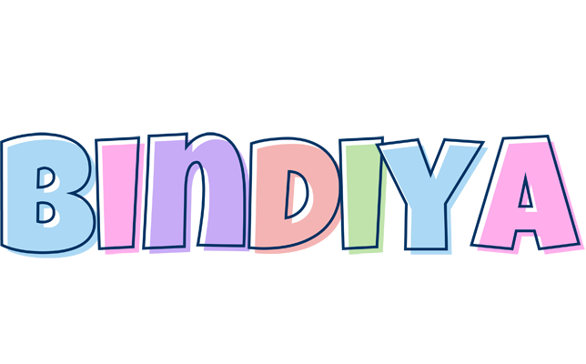 Bindiya pastel logo