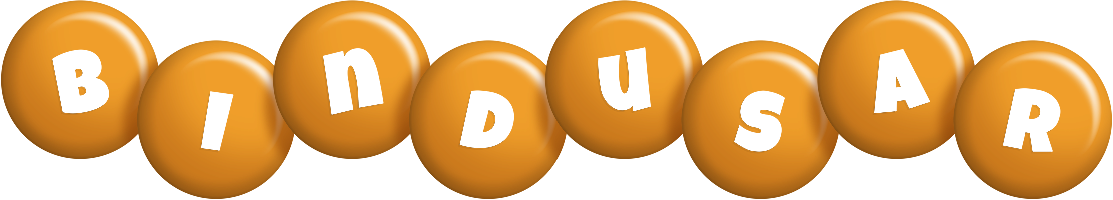 Bindusar candy-orange logo