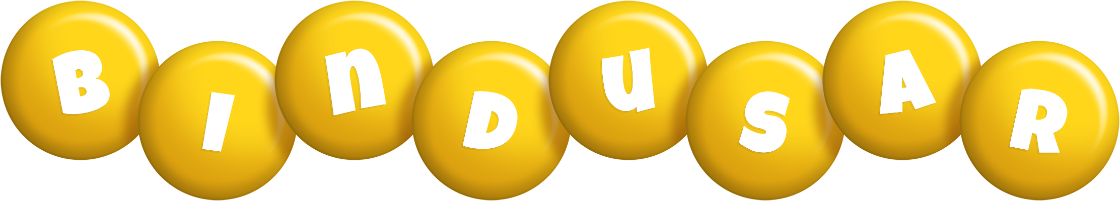 Bindusar candy-yellow logo
