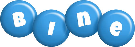 Bine candy-blue logo