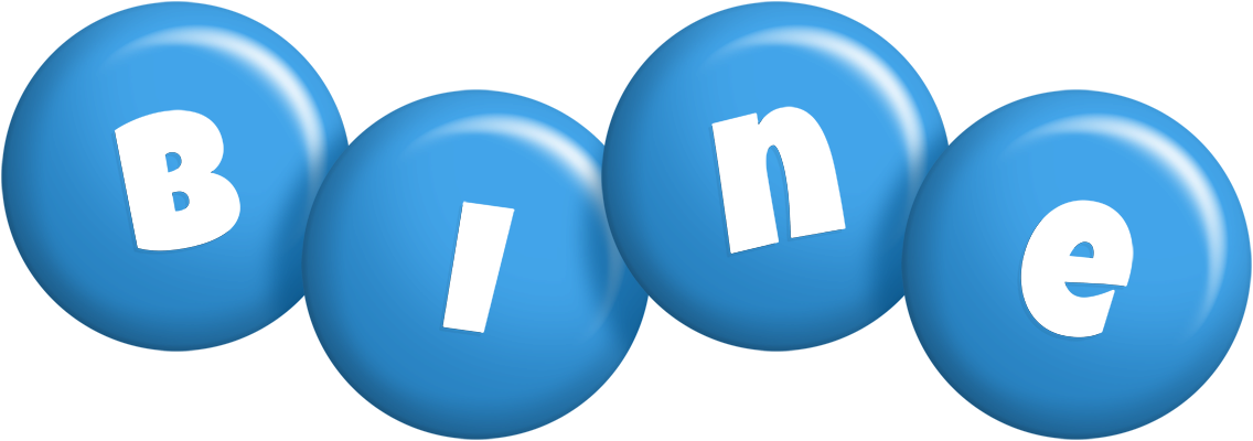 Bine candy-blue logo