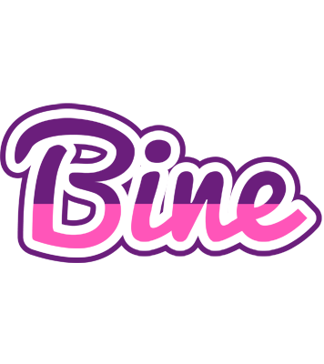 Bine cheerful logo