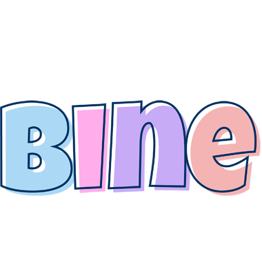 Bine pastel logo