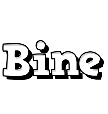 Bine snowing logo