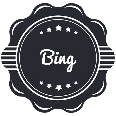 Bing badge logo