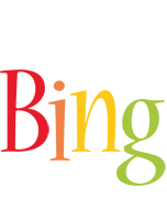 Bing birthday logo