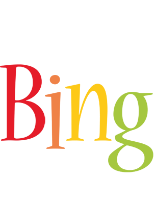 Bing birthday logo