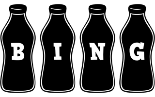 Bing bottle logo