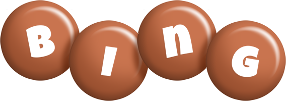 Bing candy-brown logo